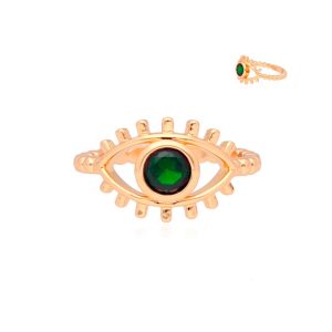Anillo Chapa de Oro # 8