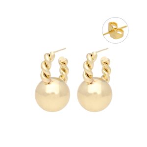 Arete Chapa de Oro