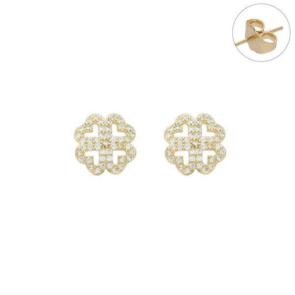 Arete Chapa de Oro