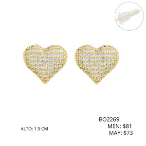 Arete Chapa de Oro