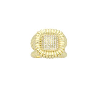 Anillo Chapa de Oro