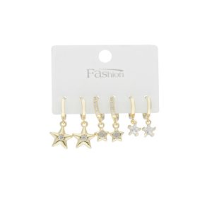 Arete Chapa de Oro
