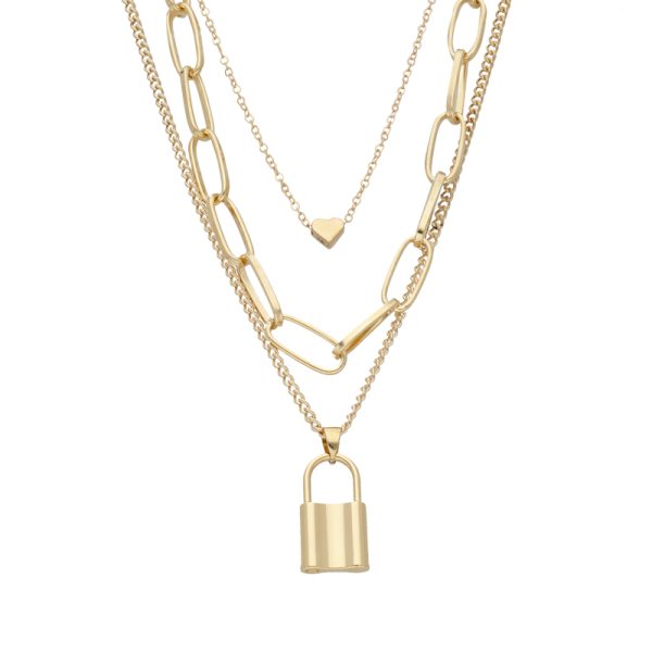 Collar Chapa de Oro BO2404