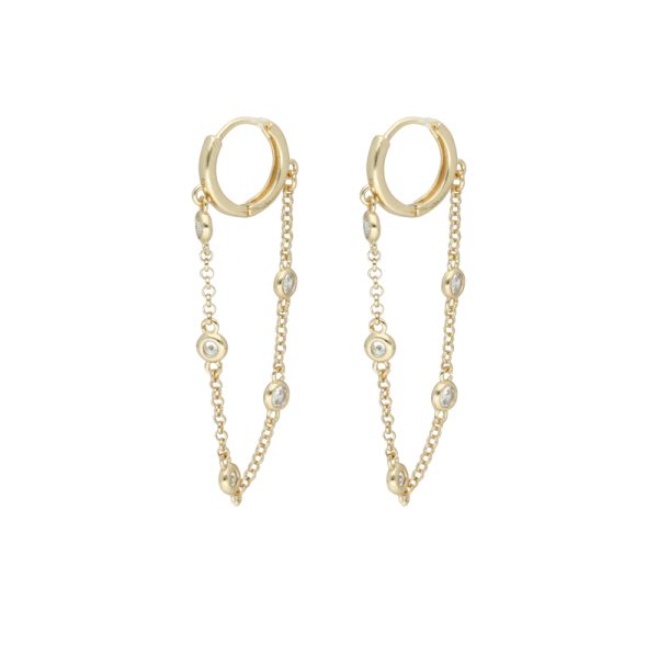 Arete Chapa de Oro
