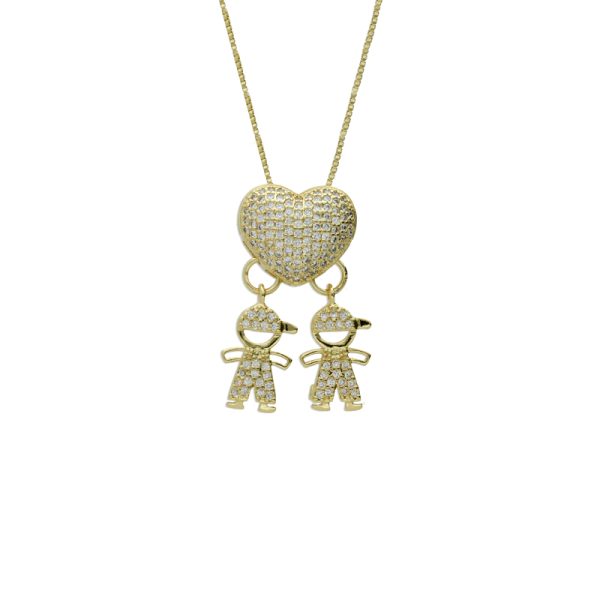 Collar Chapa de Oro BO2498