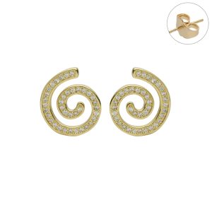 Arete Chapa de Oro
