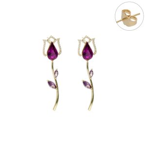 Arete Chapa de Oro