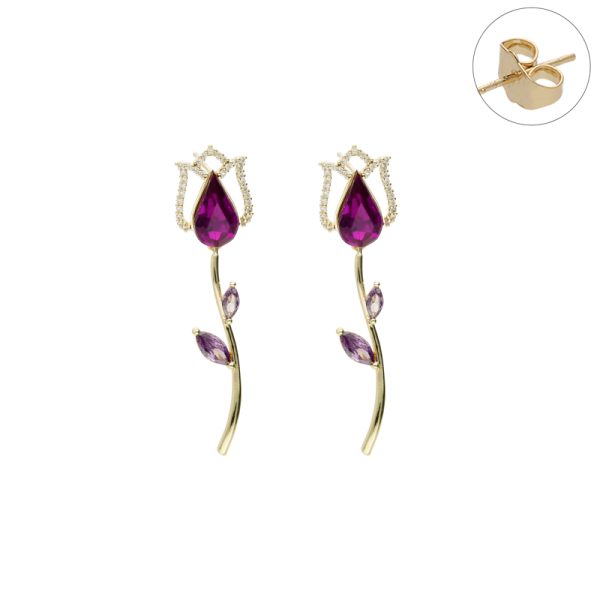 Arete Chapa de Oro