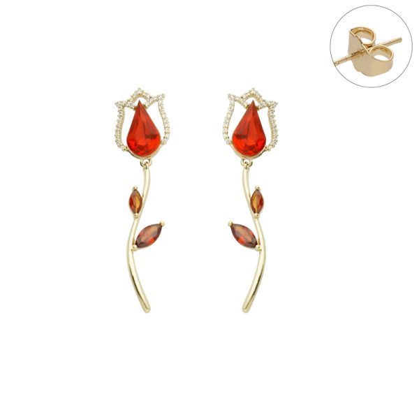 Arete Chapa de Oro