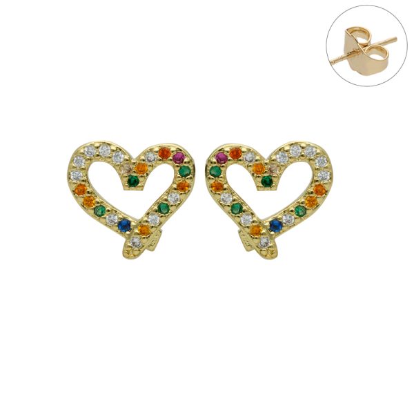 Arete Chapa de Oro BO2759