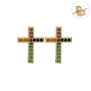 Arete Chapa de Oro