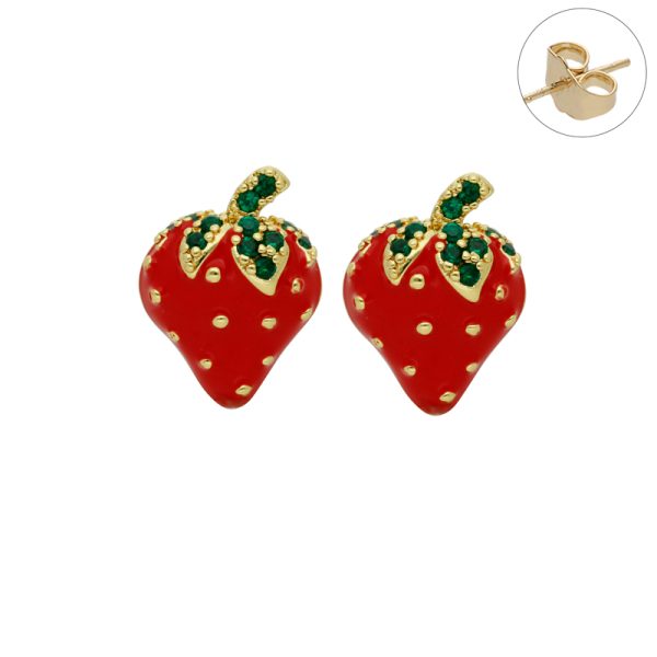 Arete Chapa de Oro BO2825