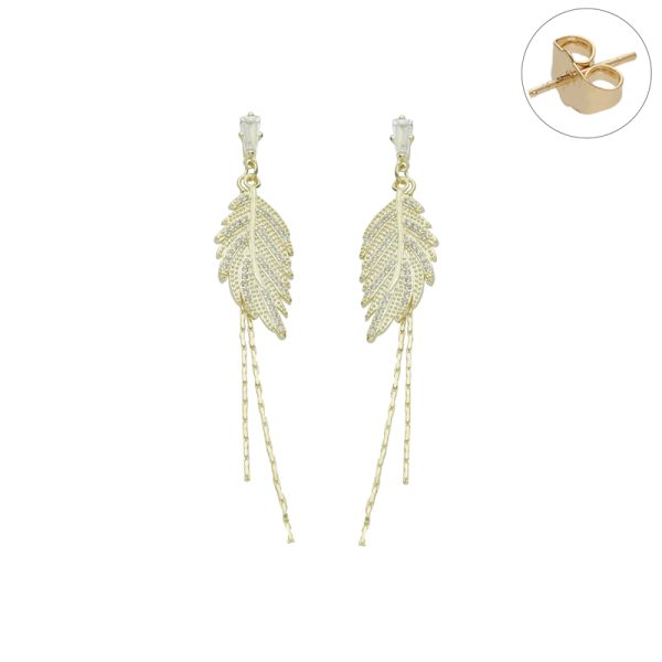 Arete Chapa de Oro BO2878