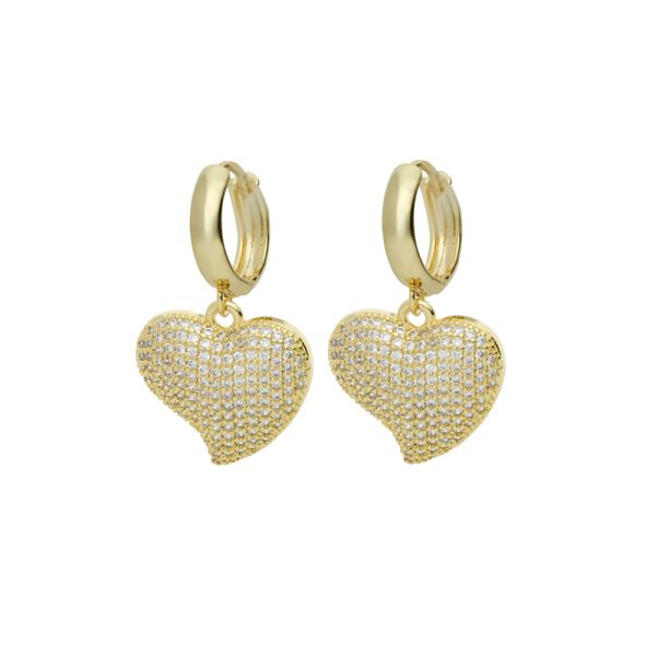 Arete Chapa de Oro BO2951