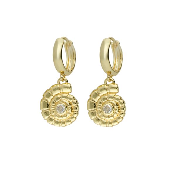 Arete Chapa de Oro BO2957