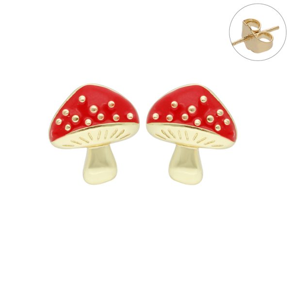 Arete Chapa de Oro BO2982