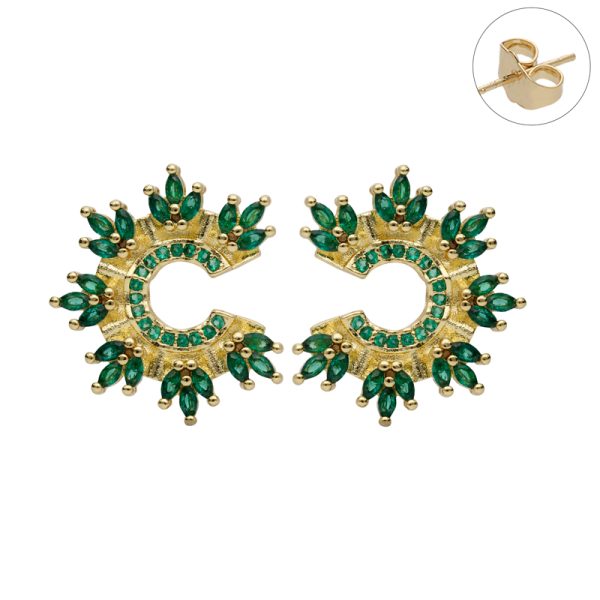Arete Chapa de Oro