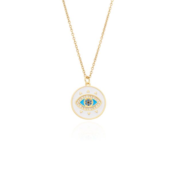 Collar Chapa de Oro y Acero  CA0476