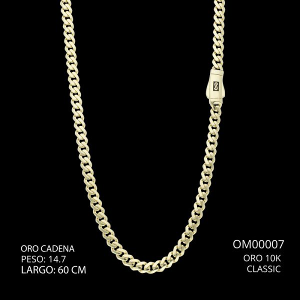 Cadena Oro 10 K Classic 60 CM 14.7
