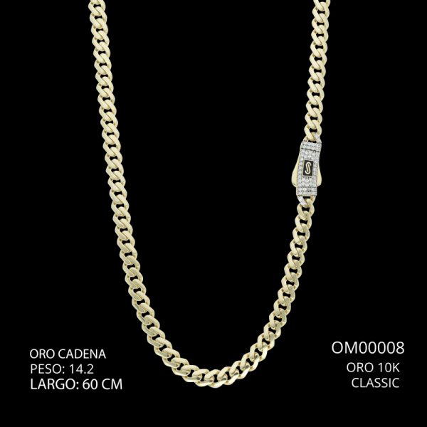 Cadena Oro 10 K Classic 60 CM 14.2