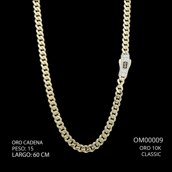 Cadena Oro 10 K Classic 60 CM 15