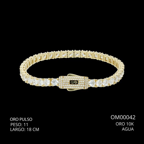 Pulso Oro 10 K Agua 18 CM 11