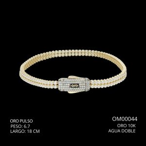 Pulso Oro 10 K Agua 18 CM 6.7