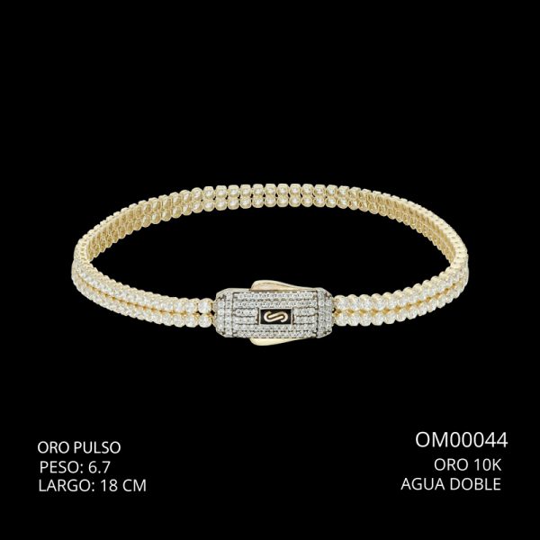 Pulso Oro 10 K Agua 18 CM 6.7