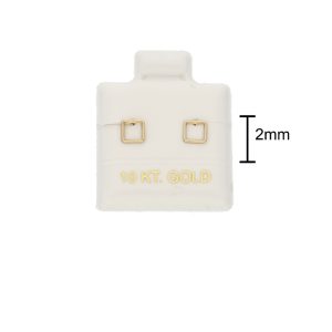 Broquel Silueta Cuadro Oro Or013