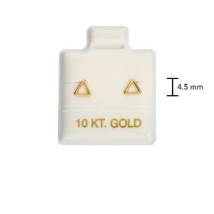 Broquel Silueta Triangulo Oro Or018