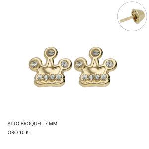 Broquel Corona BB Oro
