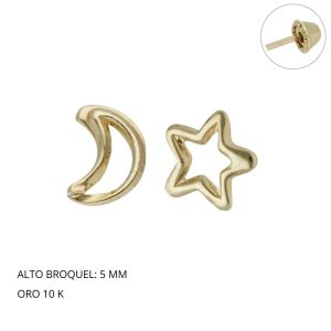 Broquel Eclipse Silueta de Oro