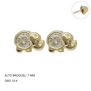 Broquel Elefante C/P de Oro