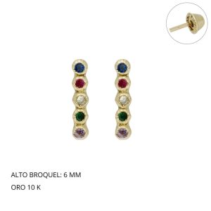 Broquel Baby Linea Colores Oro