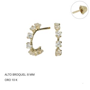 Broquel Huggie R2 Amarilla Oro
