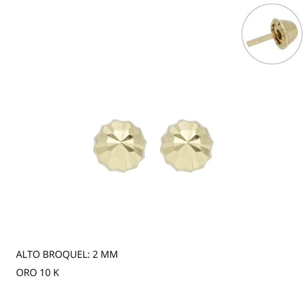 Broquel Hongo Amarillo # 3 Oro