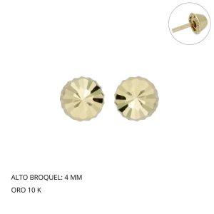Broquel Hongo Amarillo # 4 Oro