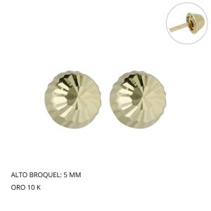 Broquel Hongo Amarillo # 5 Oro