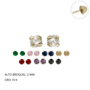 Broquel Recto # 2 Oro
