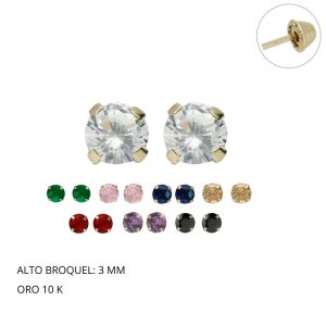 Broquel Recto # 3 Oro