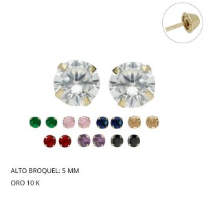 Broquel Recto # 5 Oro