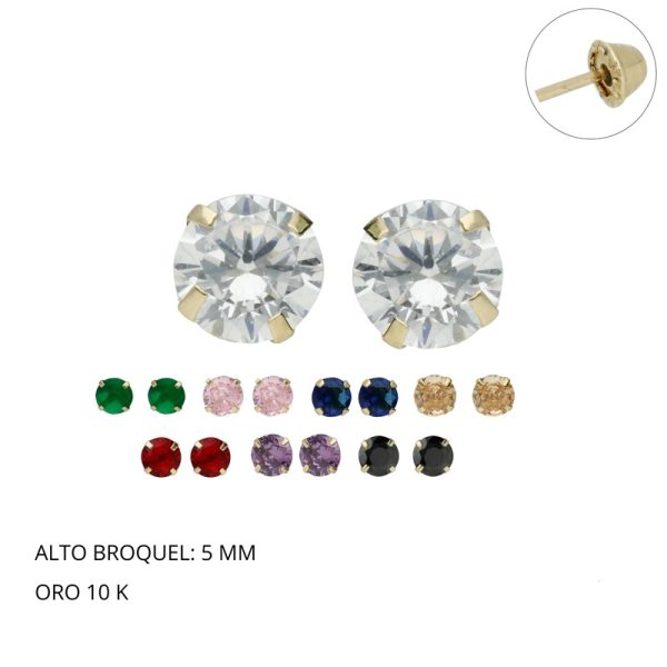 Broquel Recto # 5 Oro