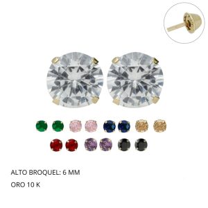 Broquel Recto # 6 Oro