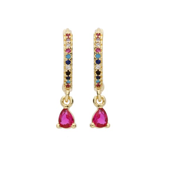 Arete Chapa de Oro BO2821