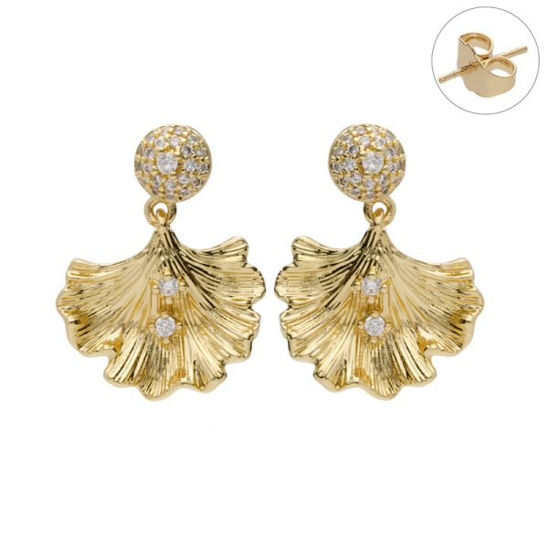 Arete Chapa de Oro  BO2840
