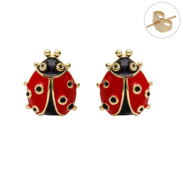 Arete Chapa de Oro  BO2924