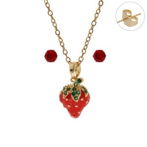 Collar Chapa de Oro y Acero BA0832