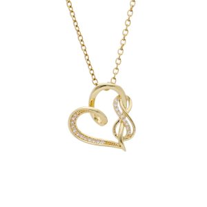 Collar Chapa de Oro y Acero BA0834