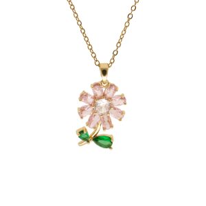 Collar Chapa de Oro y Acero BA0848