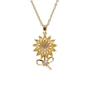 Collar Chapa de Oro y Acero BA0849